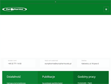 Tablet Screenshot of europharma.edu.pl