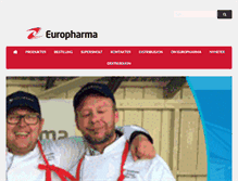 Tablet Screenshot of europharma.no